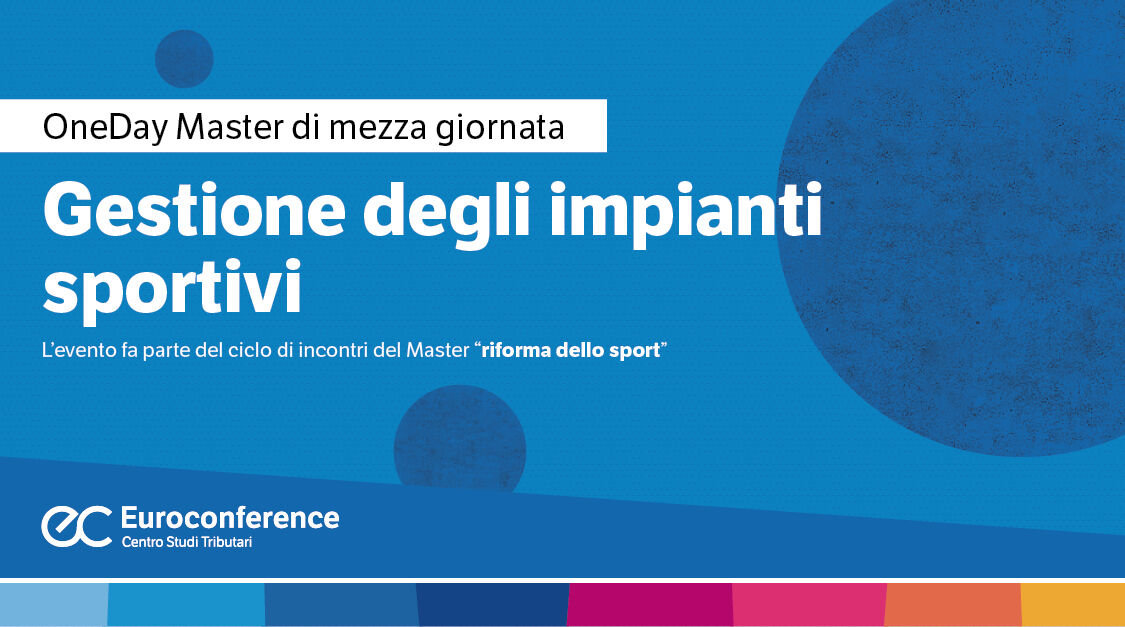 Immagine Gestione degli impianti sportivi | Euroconference